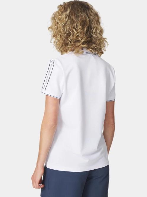 tricou cu guler pt. femei TBS Irrispol alb 3