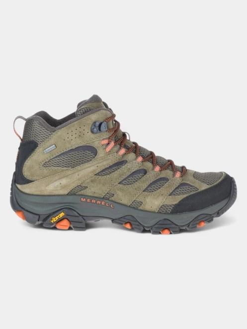 bocanci de drumetie pt. barbati Merrell Moab 3 Mid GTX oliv 2