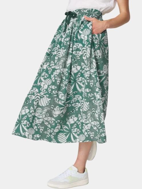 fusta midi pt. femei TBS Janiejup verde 2