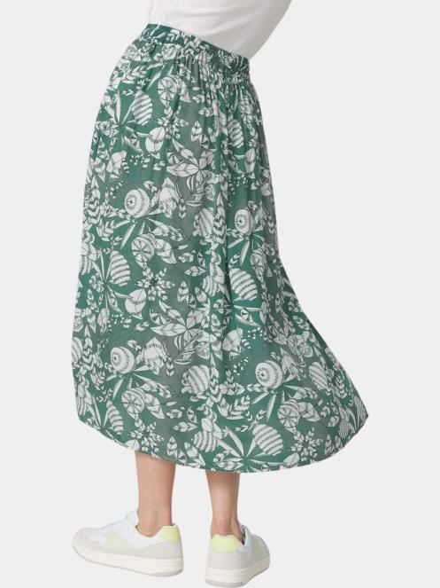 fusta midi pt. femei TBS Janiejup verde 3