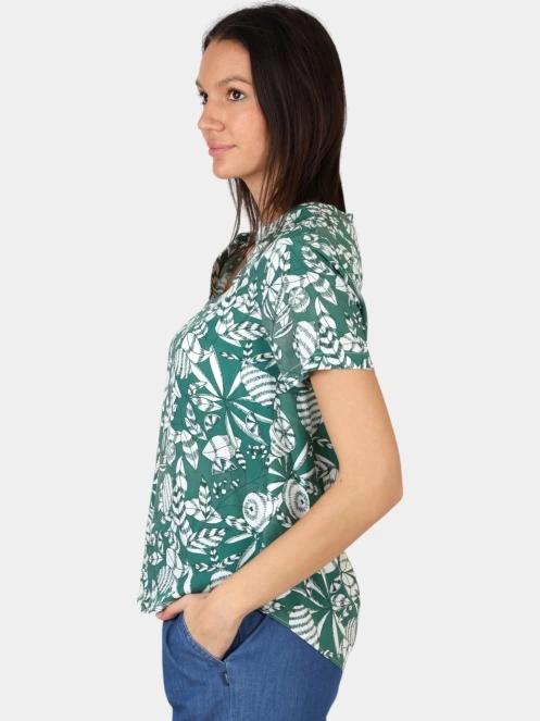 bluza cu maneci scurte pt. femei TBS Janiemis verde 3