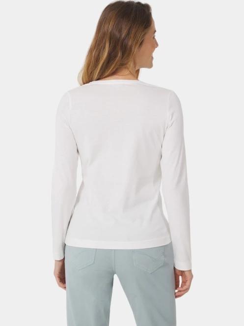 tricou cu maneci lungi pt. femei TBS Jodietee alb 3