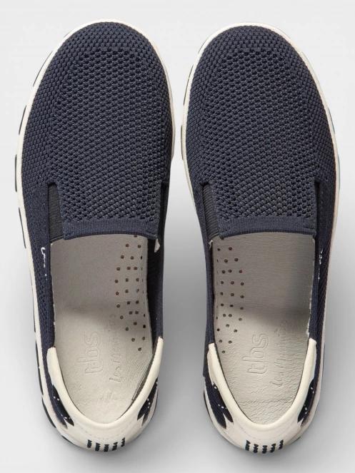 pantofi slip-on pt. femei TBS Joessan albastru inchis 4