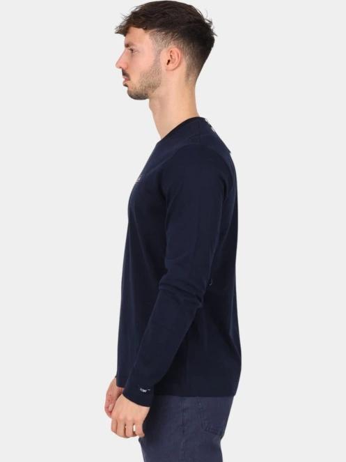 tricou cu maneci lungi pt. barbati TBS Jonsitee albastru inchis 3