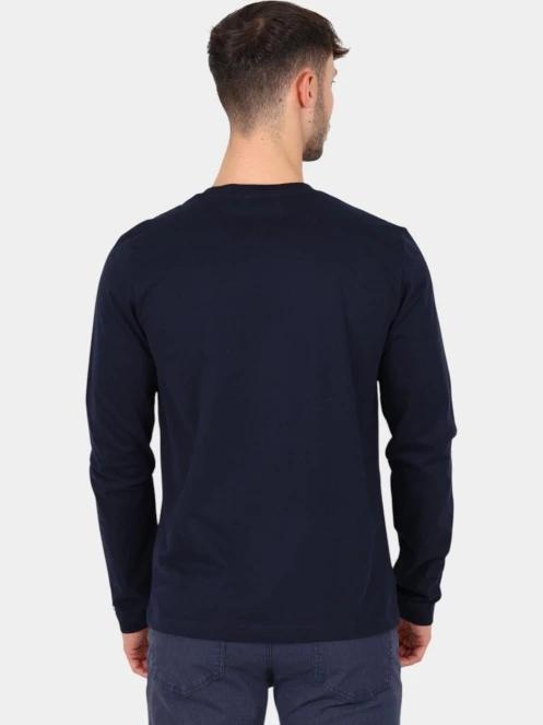 tricou cu maneci lungi pt. barbati TBS Jonsitee albastru inchis 4