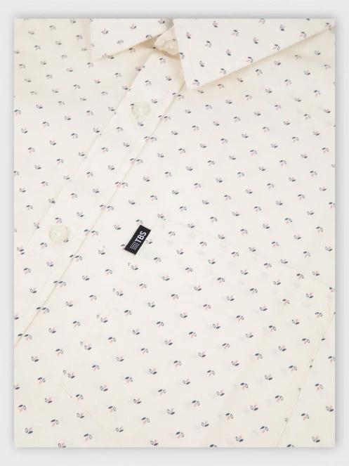 camasa cu maneci scurte pt. barbati TBS Kevincha nisip 4