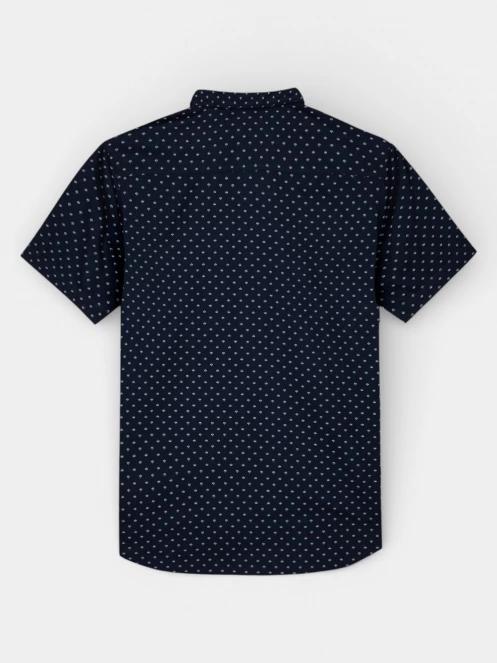 camasa cu maneci scurte pt. barbati TBS Kevincha albastru inchis 3