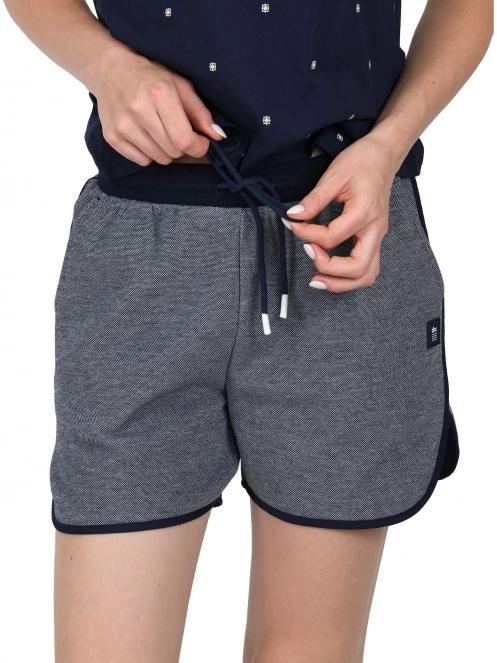 pantaloni scurti pt. femei TBS Lankysho albastru inchis 6