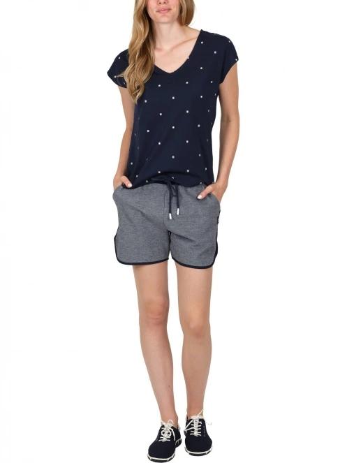 pantaloni scurti pt. femei TBS Lankysho albastru inchis 7