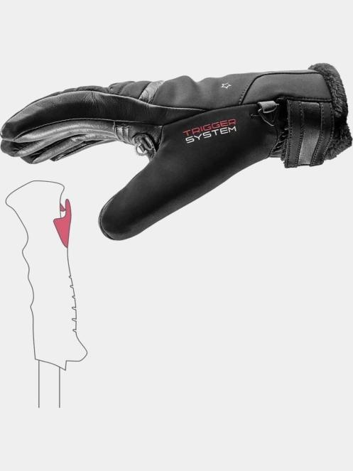 manusi de schi pt. femei LEKI Snowfox 3D Women negru 4