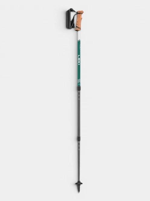 baston de drumetie LEKI Trail, 110 - 145 cm verde inchis 2