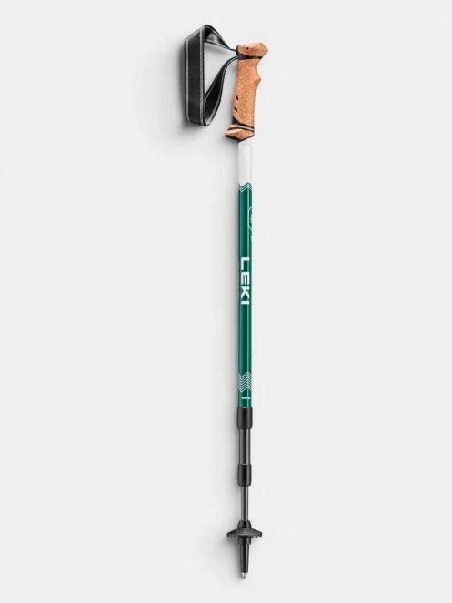 baston de drumetie LEKI Trail, 110 - 145 cm verde inchis 3