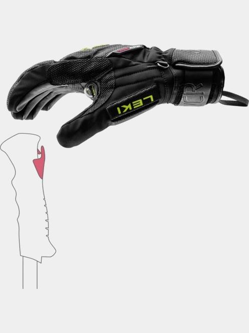 manusi de schi pt. barbati LEKI WCR C-Tech 3D negru 5