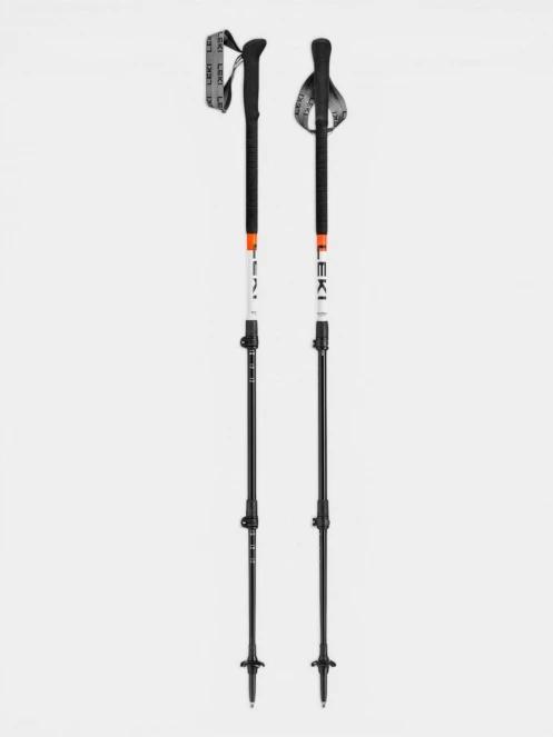 baston de drumetie LEKI Skysolo, 110 - 145 cm alb 7