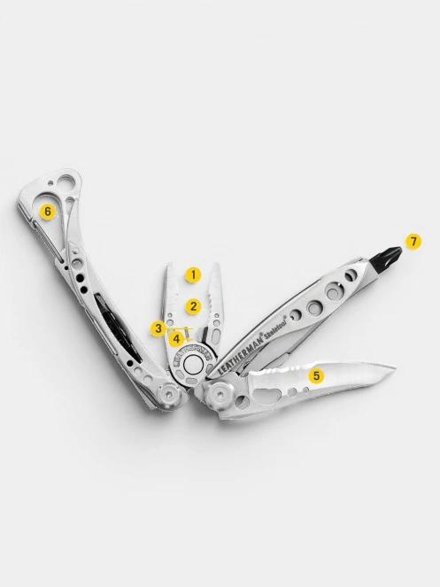 unealta multifunctionala Leatherman Skeletool® multiszerszám gri 3
