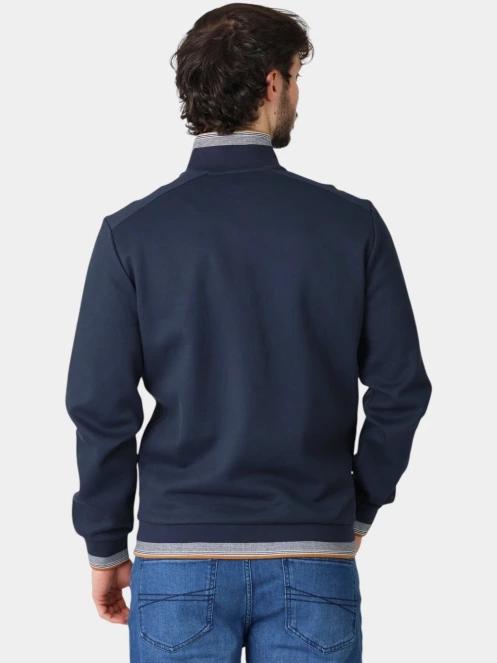 cardigan pt. barbati TBS Leanngil albastru inchis 4