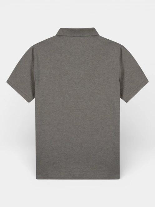 tricou cu guler pt. barbati TBS Liciopol gri 3