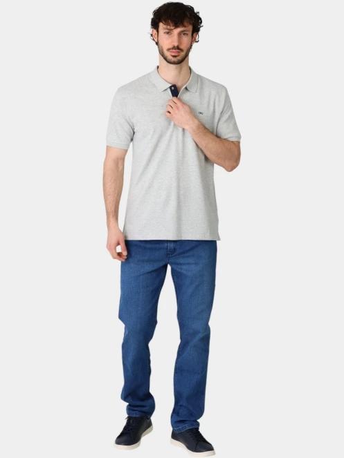 tricou cu guler pt. barbati TBS Liciopol gri 5