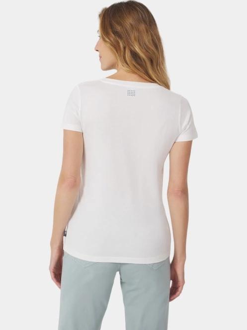 tricou cu maneci scurte pt. femei TBS Lintutee alb 3