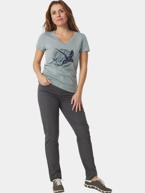 tricou cu maneci scurte pt. femei TBS Lintutee albastru 4