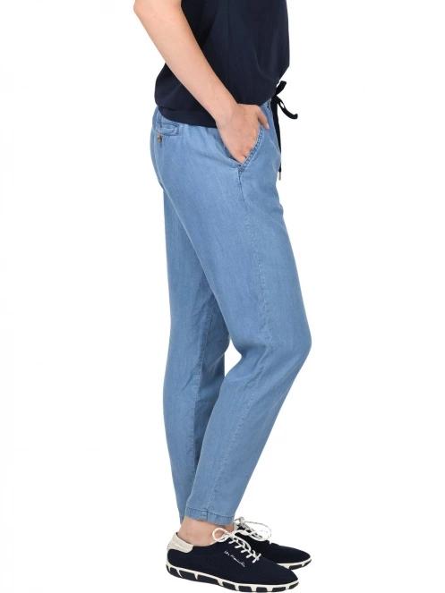 pantaloni lungi pt. femei TBS Livvyjog albastru 5