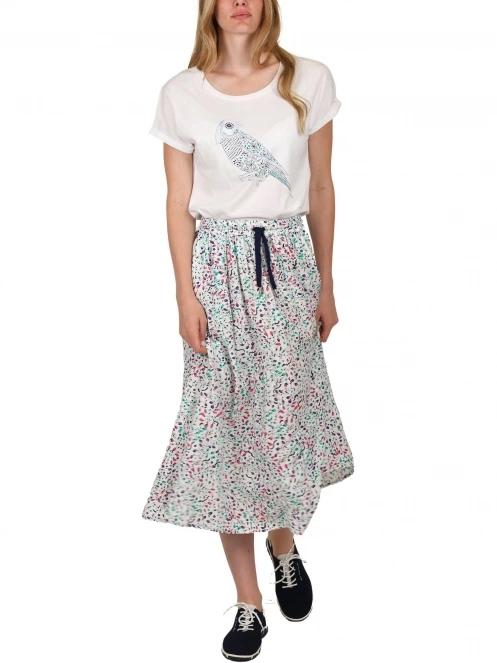 fusta midi pt. femei TBS Lizzajup alb 6