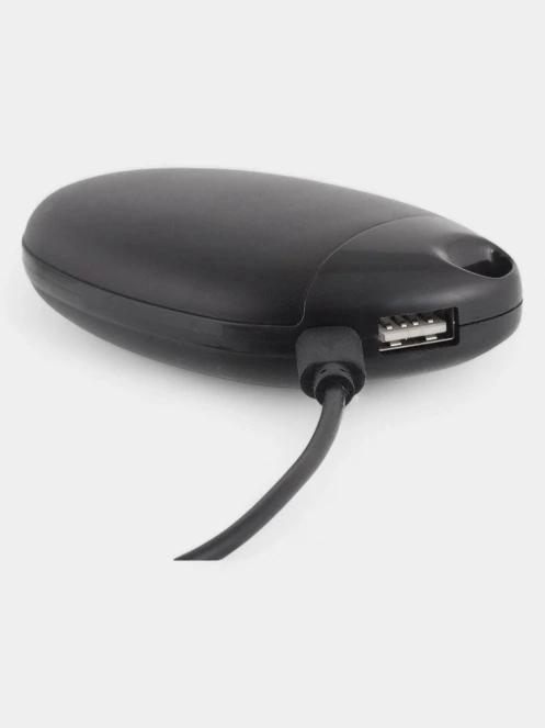 incalzitor de maini Lifemarque Rechargeable Hand Warmer, USB port negru 6