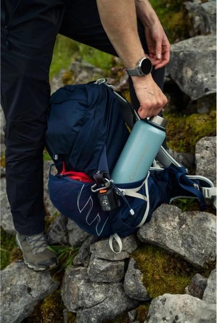 bidon Lifemarque 1 Litre Flask albastru 5