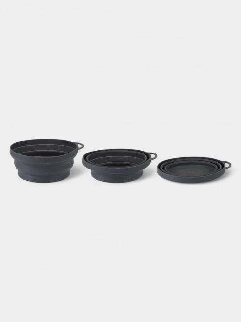 farfurie pliabila Lifemarque Silicone Ellipse Flexi-Bowl gri 3