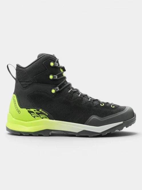 bocanci de drumetie impermeabili pt. barbati Lowa Lowa EXPLORER GTX MID negru 2