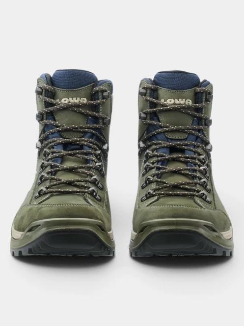 bocanci de drumetie impermeabili pt. barbati Lowa Renegade GTX MID oliv 6