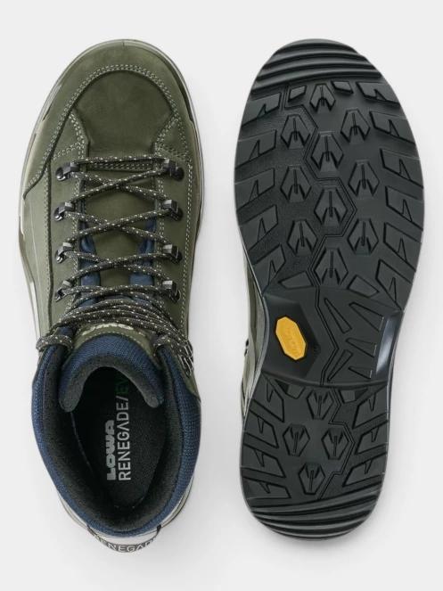 bocanci de drumetie impermeabili pt. barbati Lowa Renegade GTX MID oliv 8