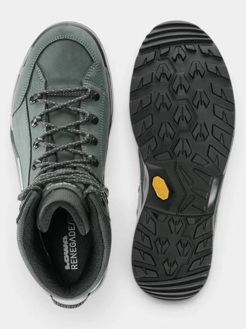bocanci de drumetie impermeabili pt. barbati Lowa Renegade GTX MID gri 8