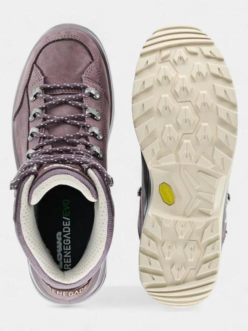 pantofi de drumetie impermeabili pt. femei Lowa Renegade EVO GTX MID Ws maro 6
