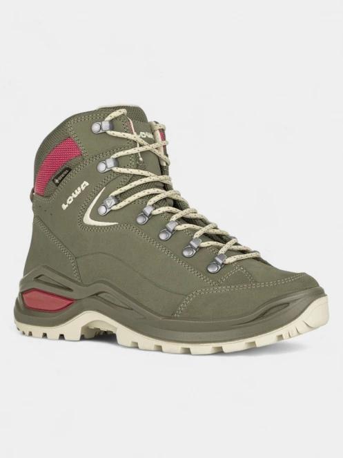 pantofi de drumetie impermeabili pt. femei Lowa Renegade EVO GTX MID Ws verde 2