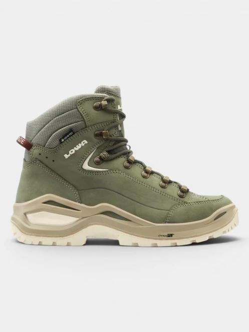 bocanci de drumetie impermeabili pt. femei Lowa Renegade Evo GTX Mid Ws verde 2