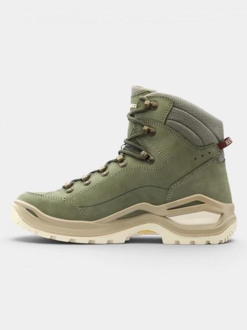 bocanci de drumetie impermeabili pt. femei Lowa Renegade Evo GTX Mid Ws verde 3