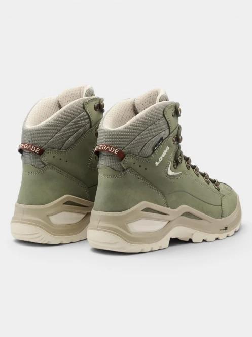 bocanci de drumetie impermeabili pt. femei Lowa Renegade Evo GTX Mid Ws verde 5