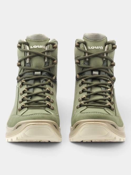 bocanci de drumetie impermeabili pt. femei Lowa Renegade Evo GTX Mid Ws verde 6