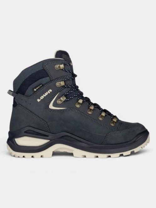 bocanci de drumetie impermeabili pt. femei Lowa Renegade Evo GTX Mid Ws albastru inchis 2