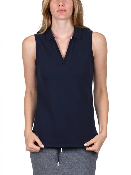 tricou fara maneci pt. femei TBS Loretsan albastru inchis 2