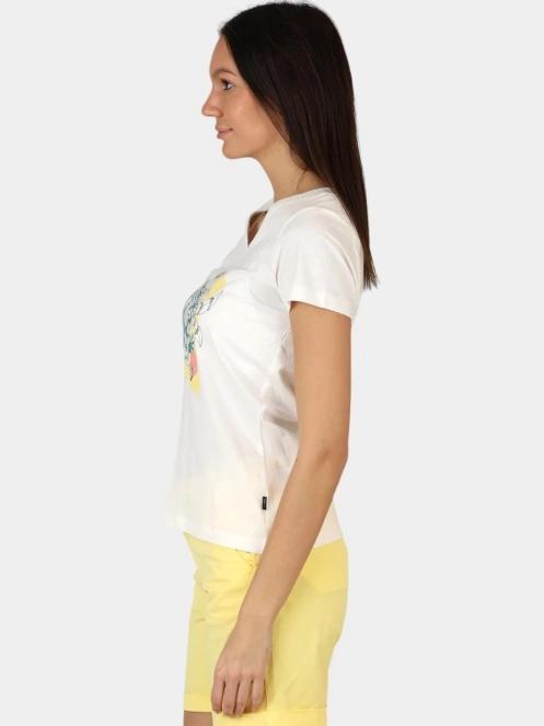 tricou cu maneci scurte pt. femei TBS Lugditee alb 3