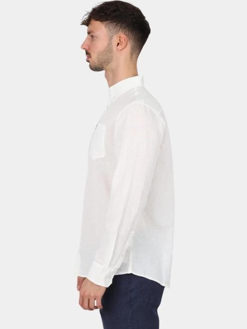 camasa cu maneci lungi pt. barbati TBS Lynerche alb 3