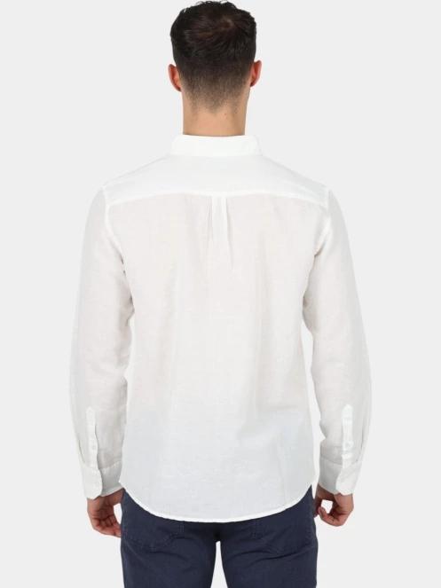 camasa cu maneci lungi pt. barbati TBS Lynerche alb 4