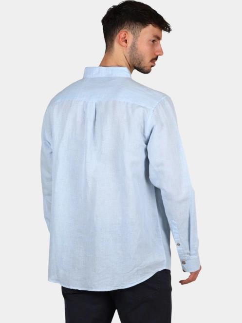 camasa cu maneci lungi pt. barbati TBS Lynerche albastru deschis 4