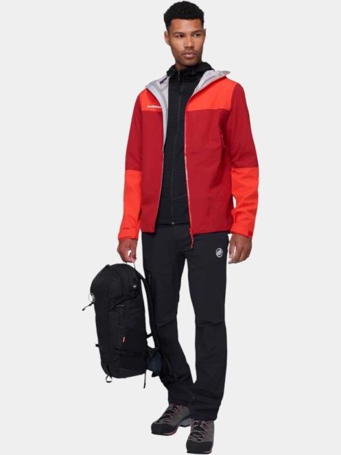 jacheta de drumetie impermeabila pt. barbati Mammut Alto Guide HS Hooded Jacket rosu 5