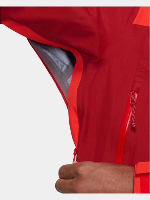 jacheta de drumetie impermeabila pt. barbati Mammut Alto Guide HS Hooded Jacket rosu 6