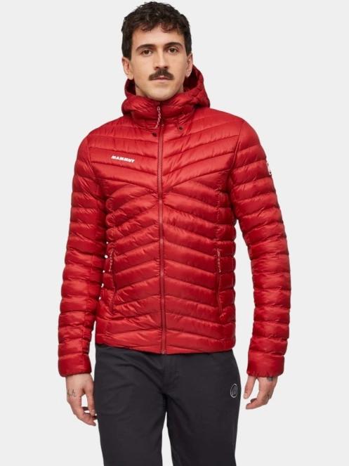 geaca de drumetie pt. barbati Mammut Albula IN Hooded Jacket rosu 2