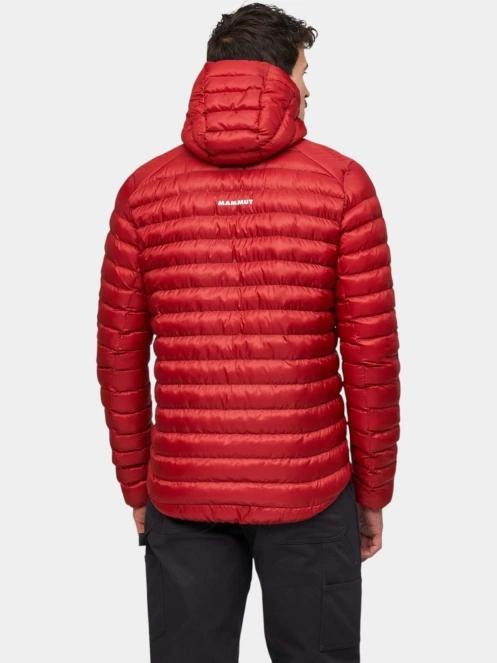 geaca de drumetie pt. barbati Mammut Albula IN Hooded Jacket rosu 4