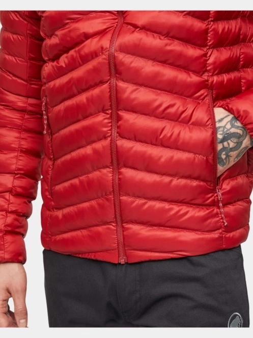 geaca de drumetie pt. barbati Mammut Albula IN Hooded Jacket rosu 5